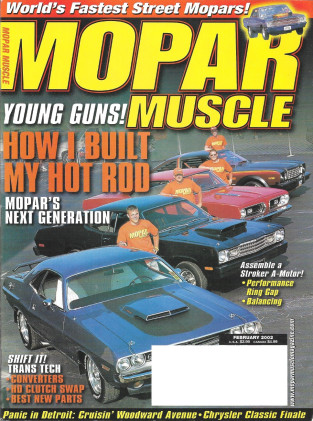 MOPAR MUSCLE 2002 FEB - CRASH TOW-CAR, GENERAL LEE